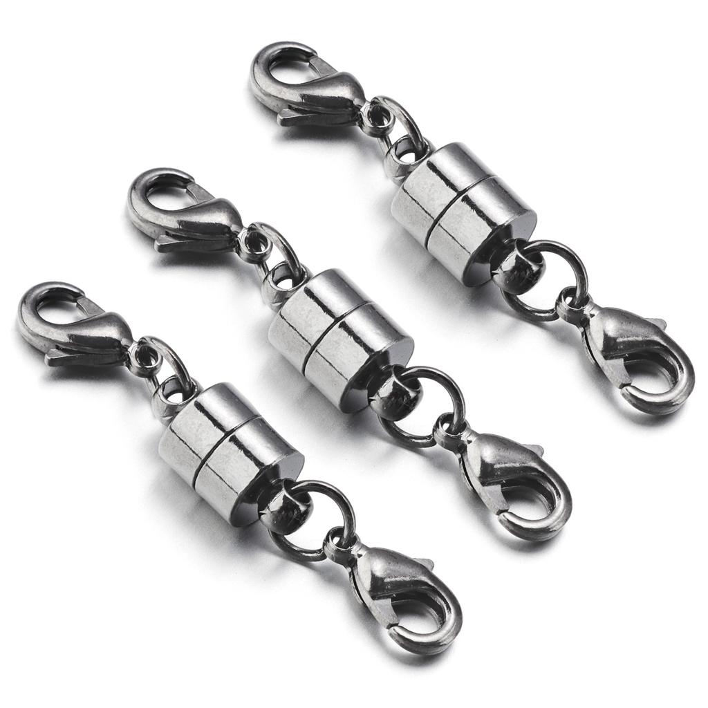 5Sets/Lot Magnetic Clasps With Lobster Clasps For Jewelry Making DIY Bracelet Necklace Magnet Clasp Connector Buckle Fasteners