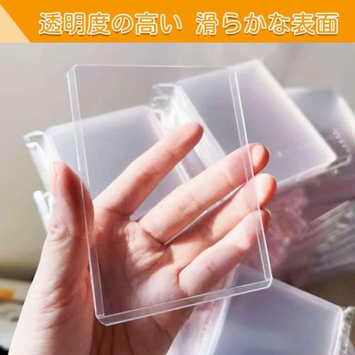 HELVAK [30-Pack] Top Loader Ultra-Clear Hard Card Cases, PVC Material, for Trading Cards, Regular Card Loader, Scratch-Resistant, for Collections, Car
