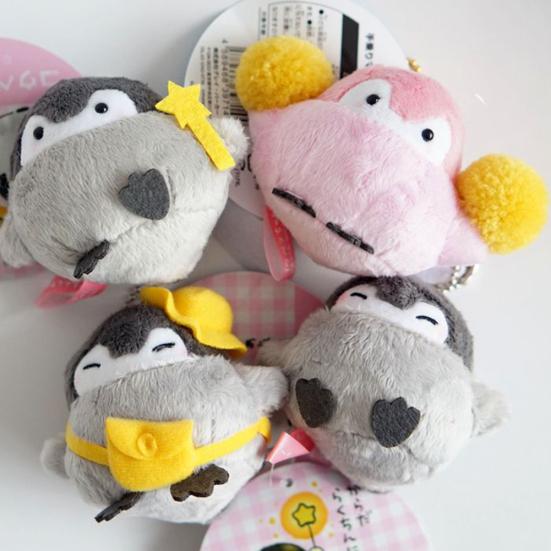 7cm Lovely Penguin Animal Doll Plush Soft Pendant Toy Bag Decor Birthday Gift