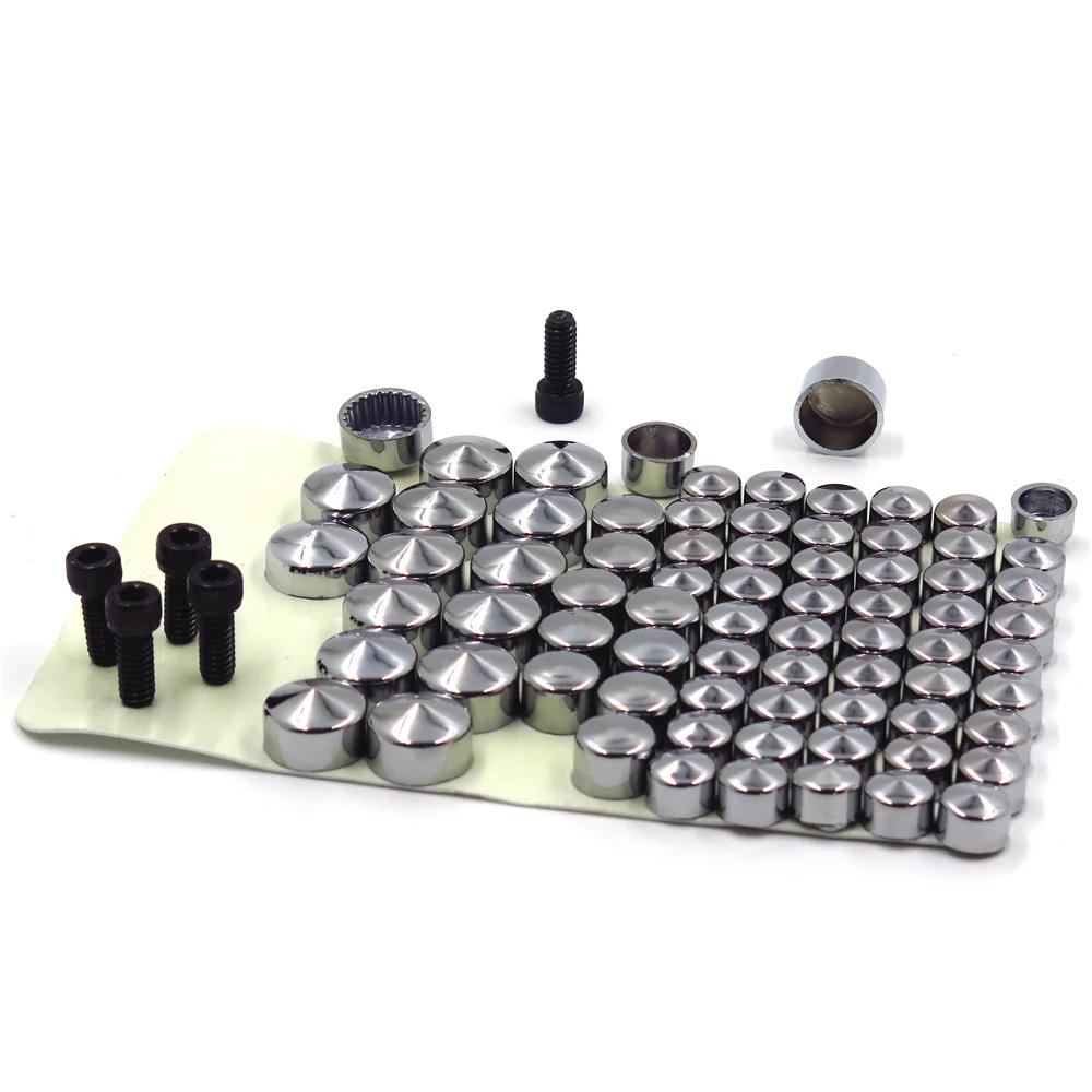 Motorcycle Parts Black Bolts Toppers Caps for 2007-2013 Harley FLT FLH 2008 2009 2010 2011 2012