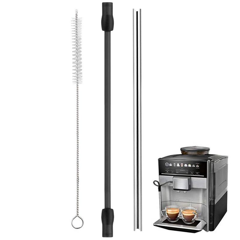 Koffiemachine Melkslang 2 M Melkslang Zuigslang Siliconen Espresso Machine Melkslang Met Reinigingsborstel Geschikt Voor 3 Mm