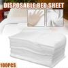 100Pcs/Set Spa Bed Sheets Disposable Massage Table Sheet Plastic Transparent Beauty