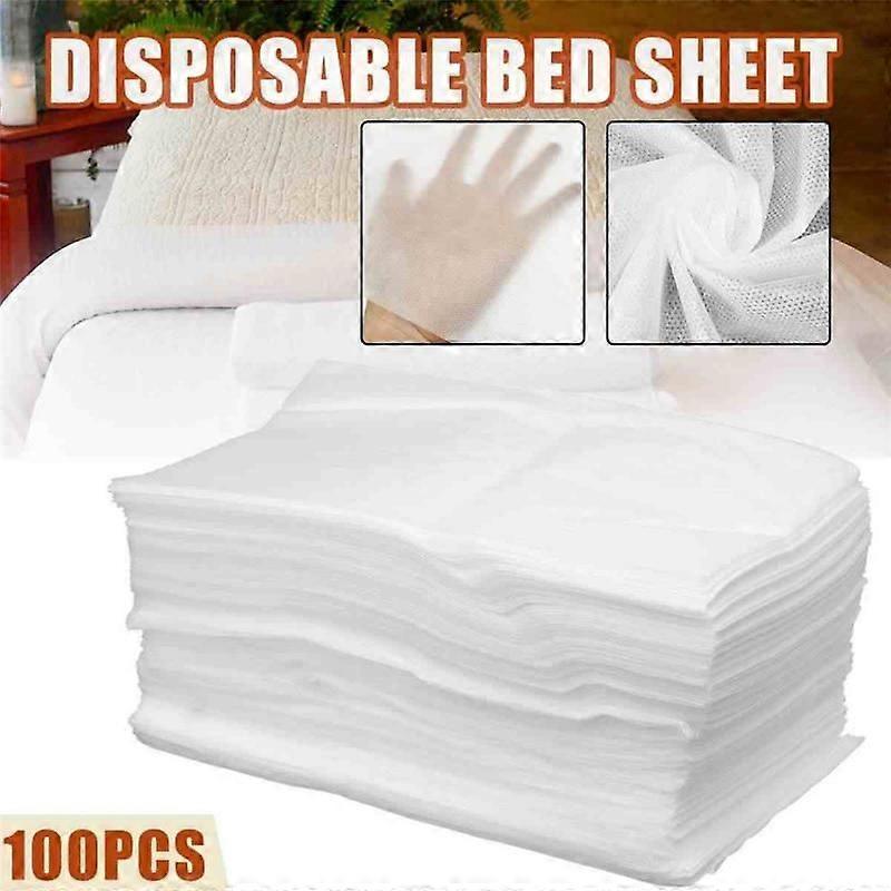 100Pcs/Set Spa Bed Sheets Disposable Massage Table Sheet Plastic Transparent Beauty