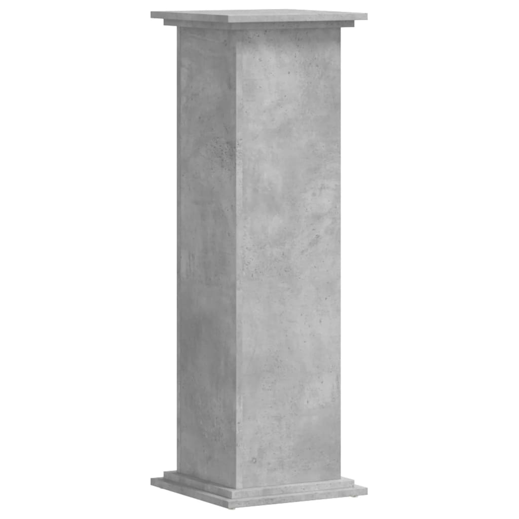 Vidaxl Plant Stand, Concrete Grey, 33X33X100 Cm