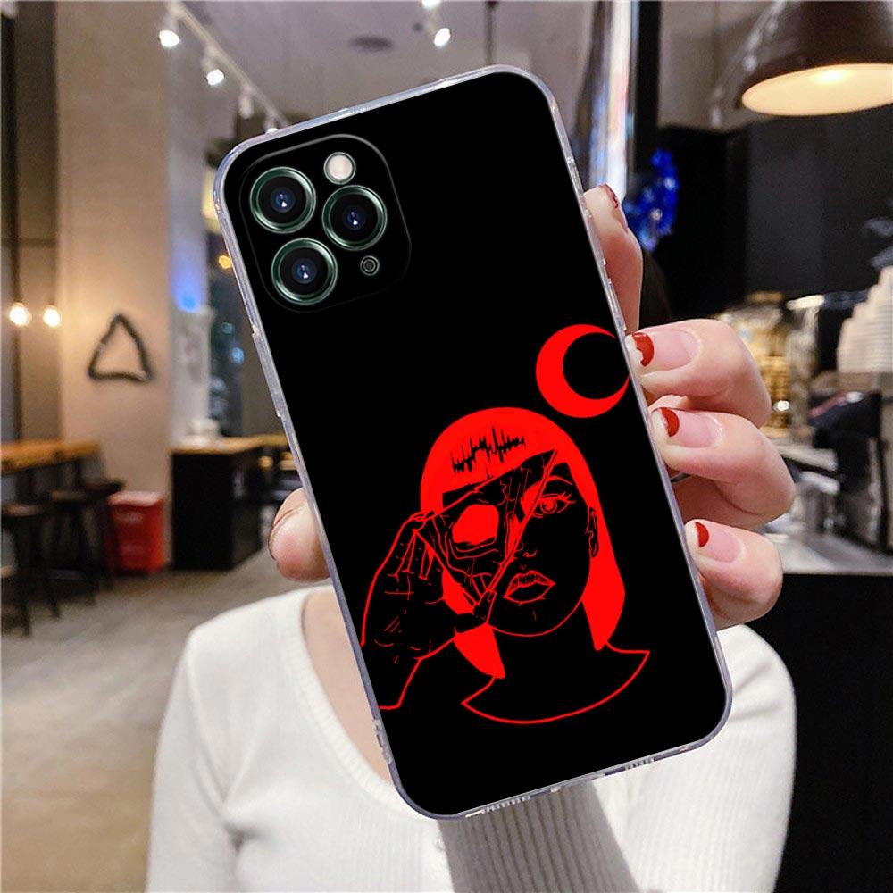 Przezroczyste etui na telefon do Apple iPhone 12 11 13 Pro Max mini XS X XR 7 8 Plus SE Etui pokrywa Gorętsze niż piekło Seksowna kobieta diabeł