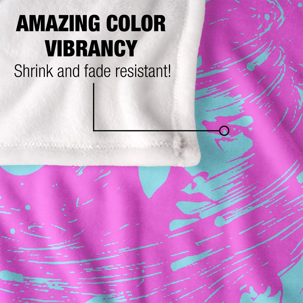 Pink Floyd Silky Space Faces Supersoft Blanket