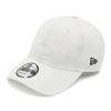 [New Era] 9TWENTY Cross Strap Washed Cotton Basic White Cap