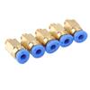 5PCS 3D Printer Accessories PC4 M6 Straight Through Pneumatic Joint Outer Diameter 4MM