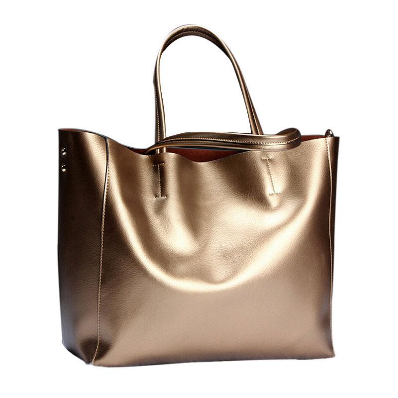 Damen-Handtaschen aus 100 % echtem Leder mit Beutel, Tragetaschen aus Rindsleder für Damen, große Umhängetaschen, elegante Shopper-Tasche