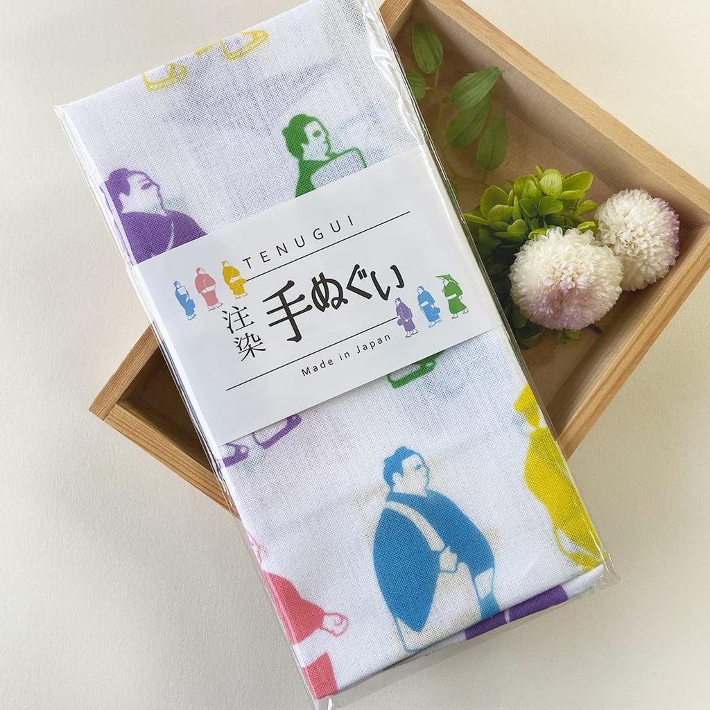 Hanakagoya Sumo Yukata Dyed Tenugui Towels YUKATA-TENUGUI
