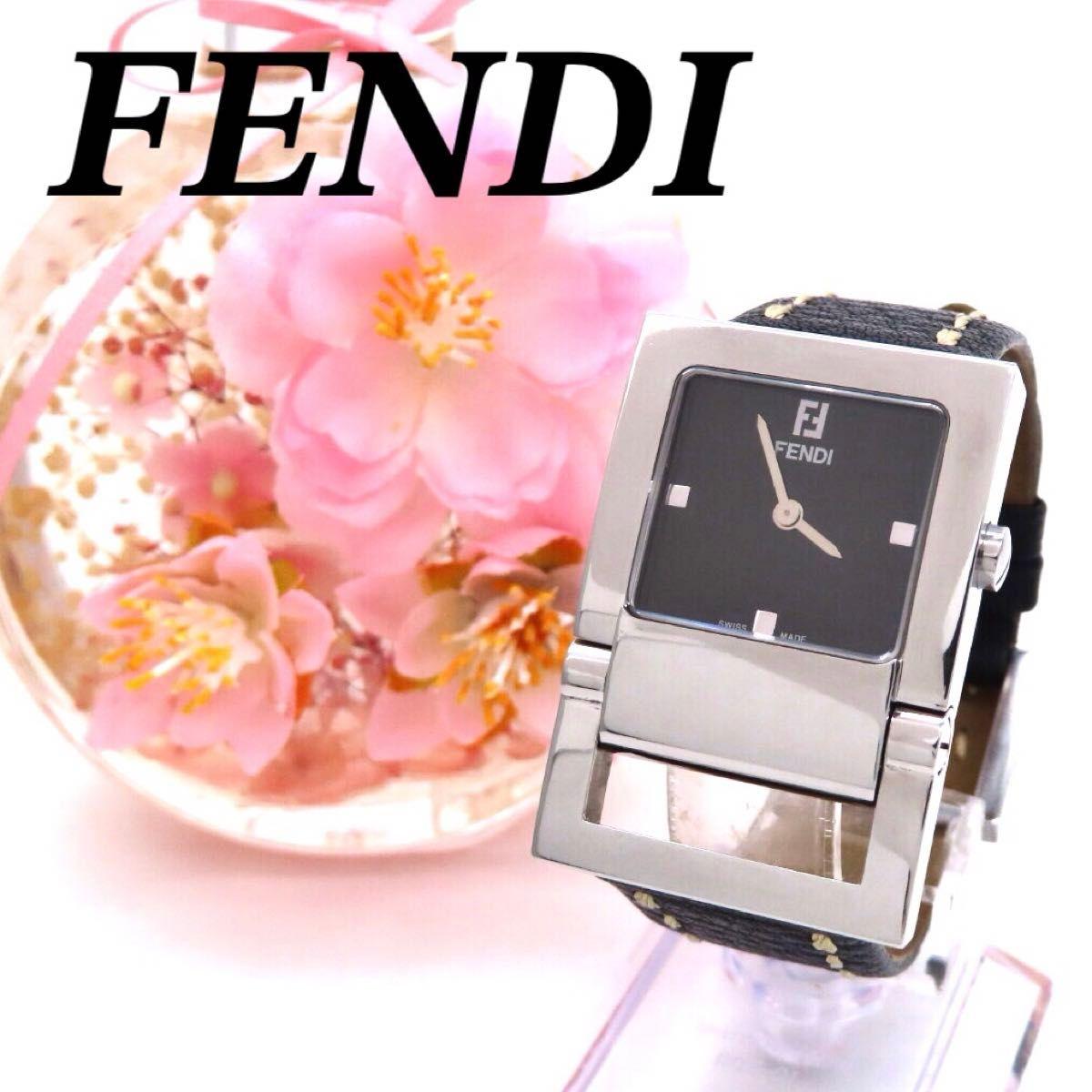 Used Very good condition 5200G FENDI Fendi watch black men s black