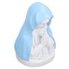 Virgin Mary Pray Night Light Resin Statue Desk Lamp for Bedside Table Bedroom Decoration