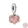 925 Sterling Sølv Hjerte & Mamma Dangle Dream Catcher Charm Fit OriginalNew Armbånd DIY Smykker For Dame Armbånd DiyBeads