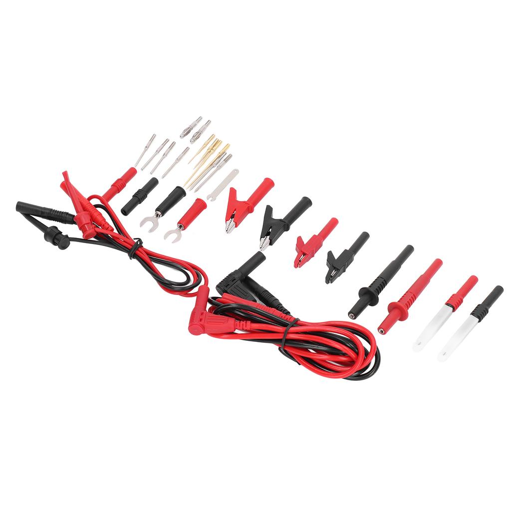 Multimeter Biltest s Sett Ledningspiercingklemme Stikksonde 4mm Bananplugg JT8040