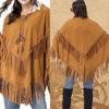 Large Warm Shawl Wrap Tasseled Solid Color Winter Accessory Casual Crop Solid Color Hollow Oversized Shawl for Ladies