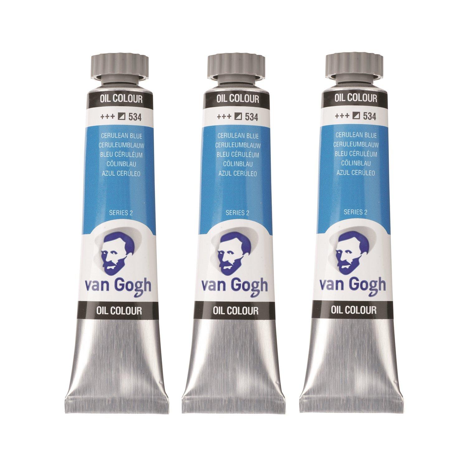 

Talens Japan (Talens Japan) Talens Oil Paint Set of 3, Van Gogh Cerulean Blue, T0204-534-3, 20ml