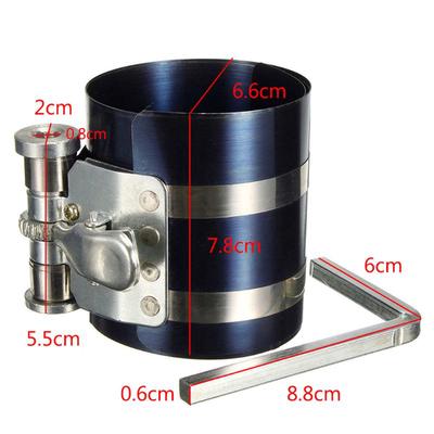 3" Araba Motoru Piston Segmanı Kompresör Aleti Montaj Bandı Cırcırlı 53-125mm