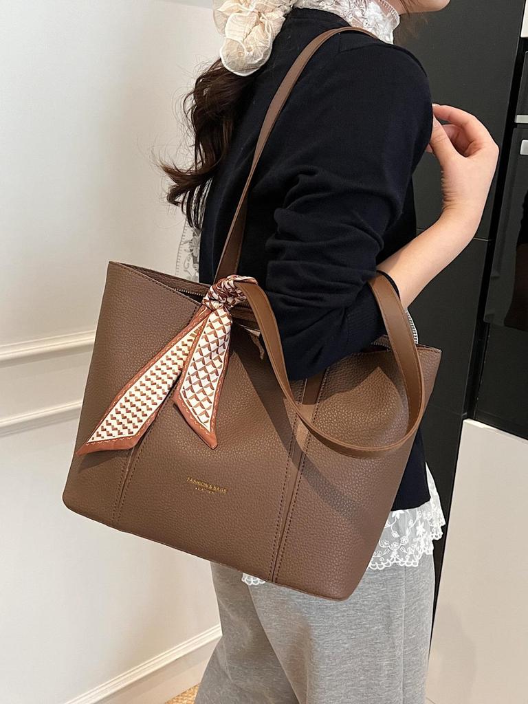 Damen Cross-Border Minimalistische Tragetasche mit großer Kapazität - 2025 Modische und vielseitige Schultertasche für Arbeit und Pendeln