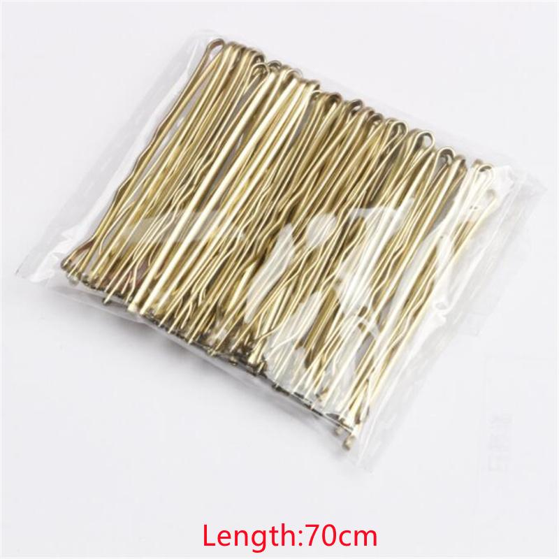 50 buc/pungă 5 6 7cm Ace de păr din aliaj în formă de U Agrafă de păr ondulat Ace de păr simple din metal Barrete Instrument pentru coafură de mireasă Ace de păr