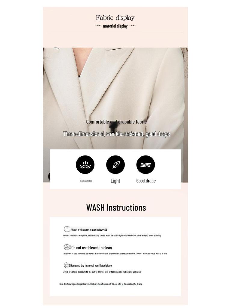 Women's Professional Suit Set: High-End Black Formal Wear for Interviews and Office