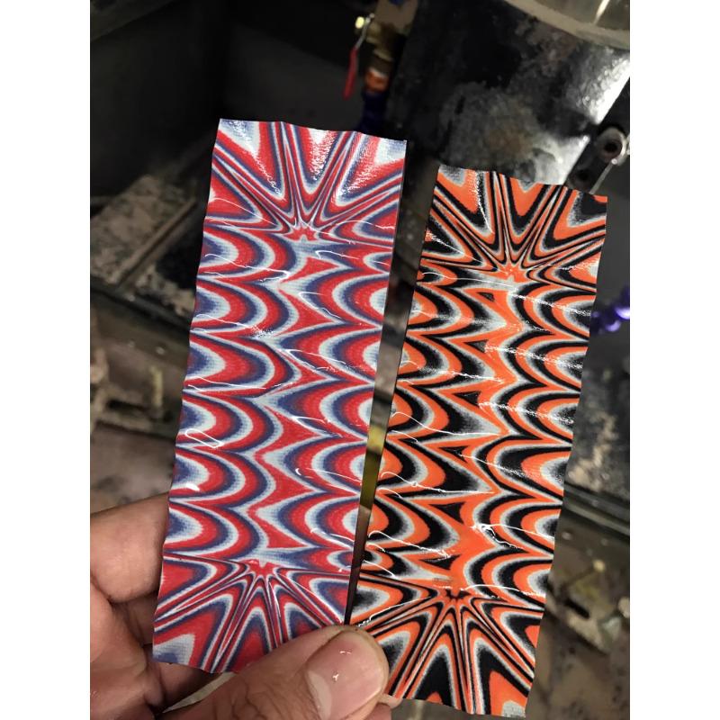 1 kus G10 sklolaminátová šablona nůž DIY výroba materiál na rukojeť černá/hnědá/olivově zelená oranžová G10 skvělý maskáčový vzhled nůž