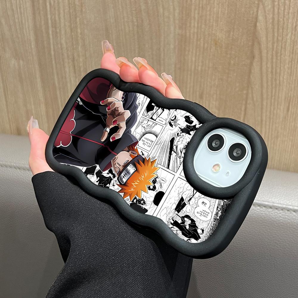 Popular Anime Pattern Phone Cover for iPhone 11 12 13 14 15 Pro Max 6 6S 7 8 Plus Xs Wave Edge Shockproof Protective Rubber Case
