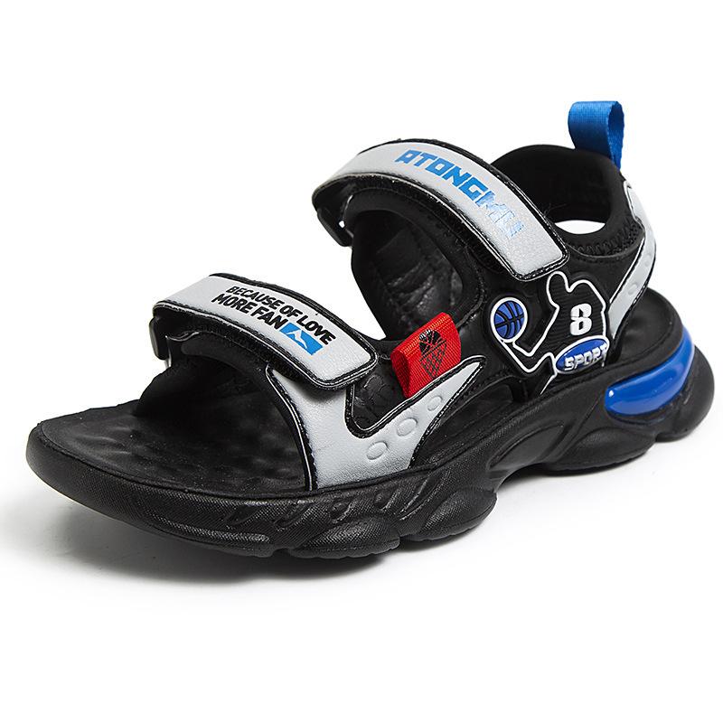 New Open Toe Children's Cartoon Sports Boys Comfortable Soft Bottom Beach Sandals