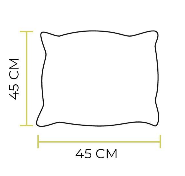 Easter Decorative Pillowcase With A Checked Bunny