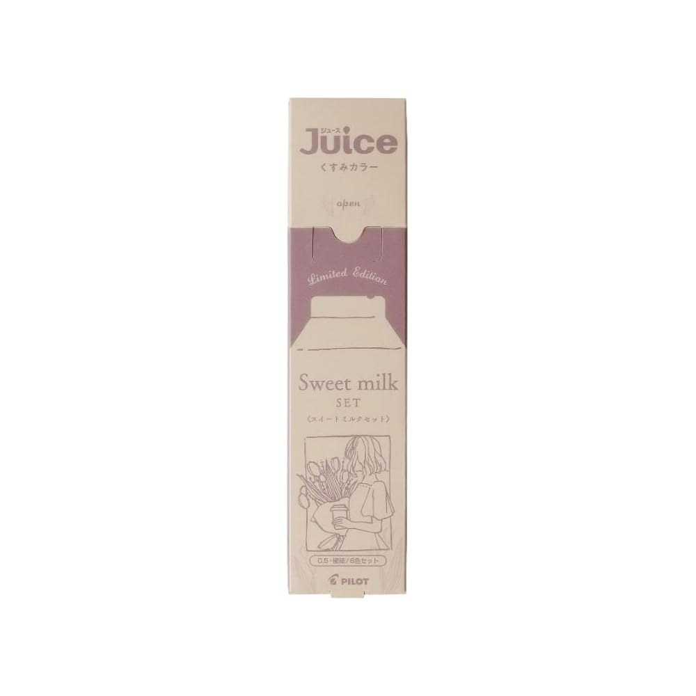 Pilot Juice Gel Ink Ballpoint Pen 0.5mm Pastel Color Set Vanilla