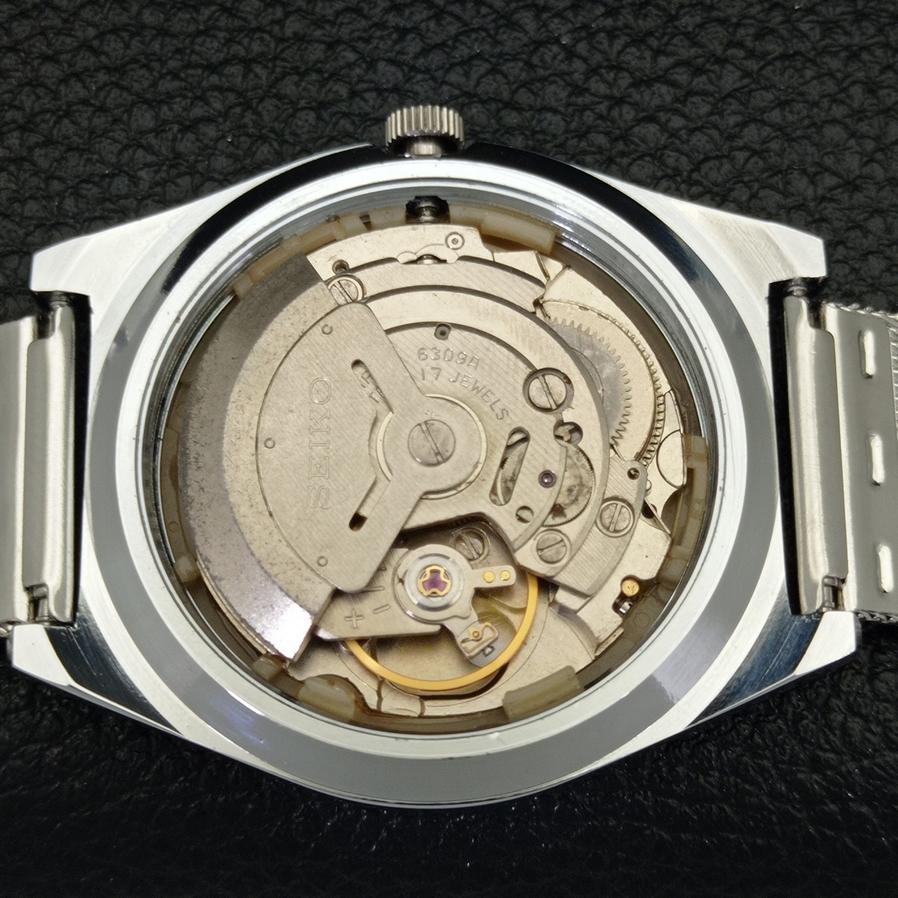 RENOVOVANÉ VINTAGE SEIKO 5 AUTO 6349A JAPONSKO PÁNSKÉ ARABICKÉ STŘÍBRNÉ HODINKY a298954-2