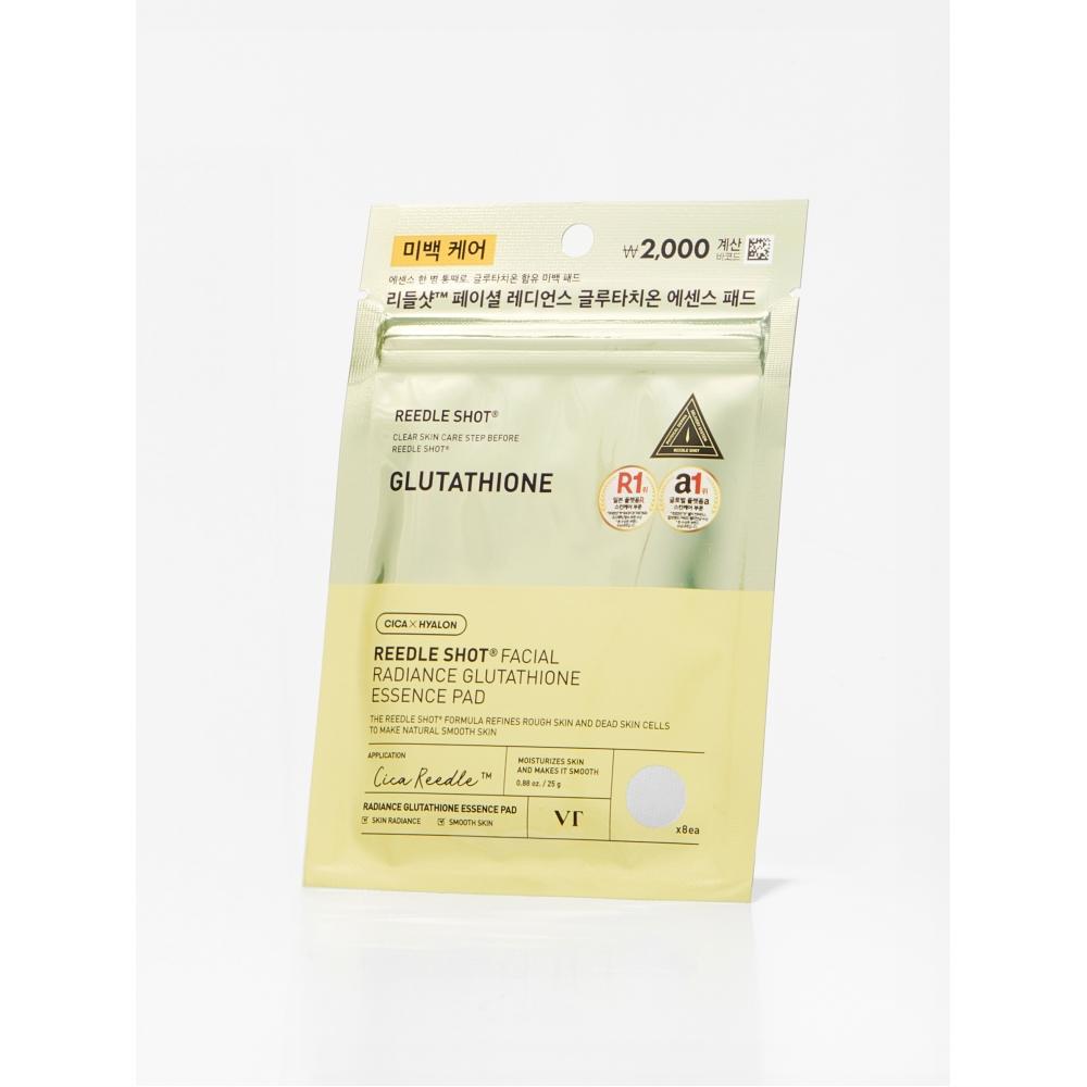 VT Riddle Shot Facial Lifting Peptide, Repair EGF, Radiance Glutathione Essence Pad 2*8 Pieces/ Moisturizing, Korean Cosmetics, Kbeauty