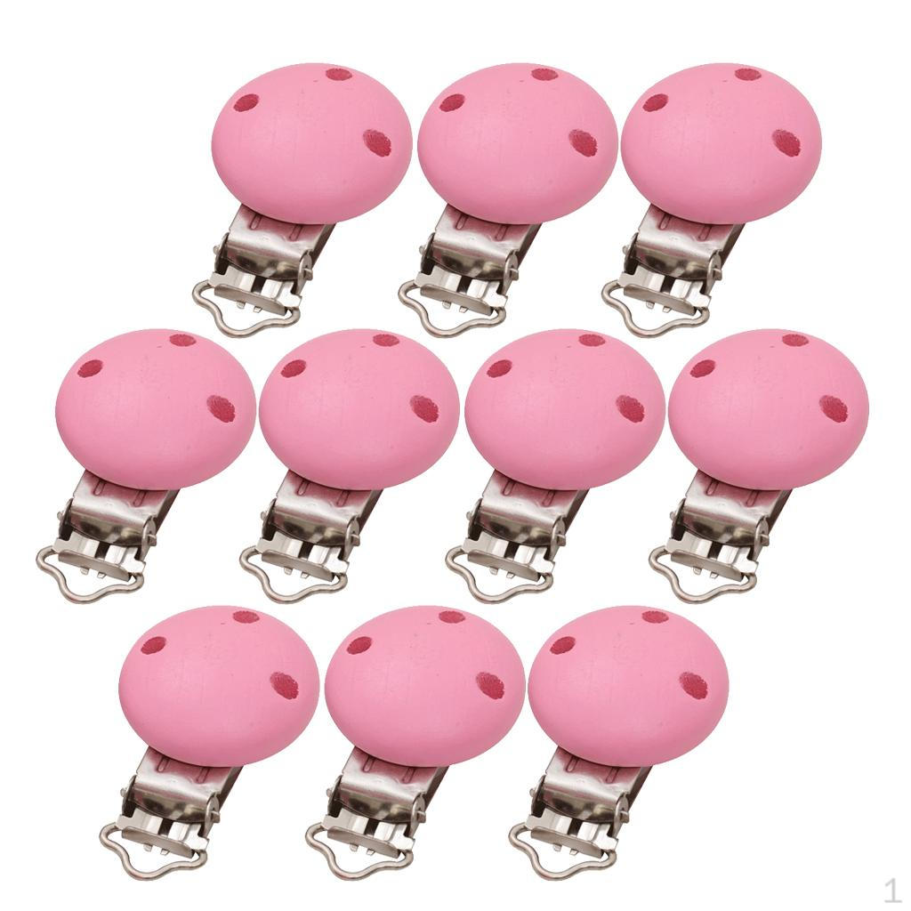 Clip Metal Stub Holder Cute Infant Pacifier