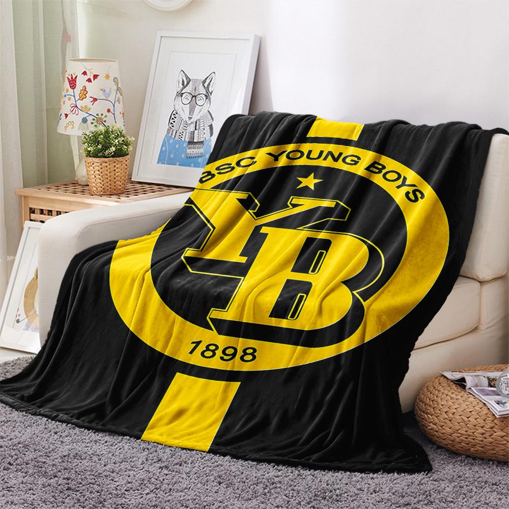 1pz Coperta in Flanella BSC Young Print, Alta Qualità per Tutte le Stagioni, Decorazione per la Casa, Calore e Comfort, Perfetta per Regali di Natale