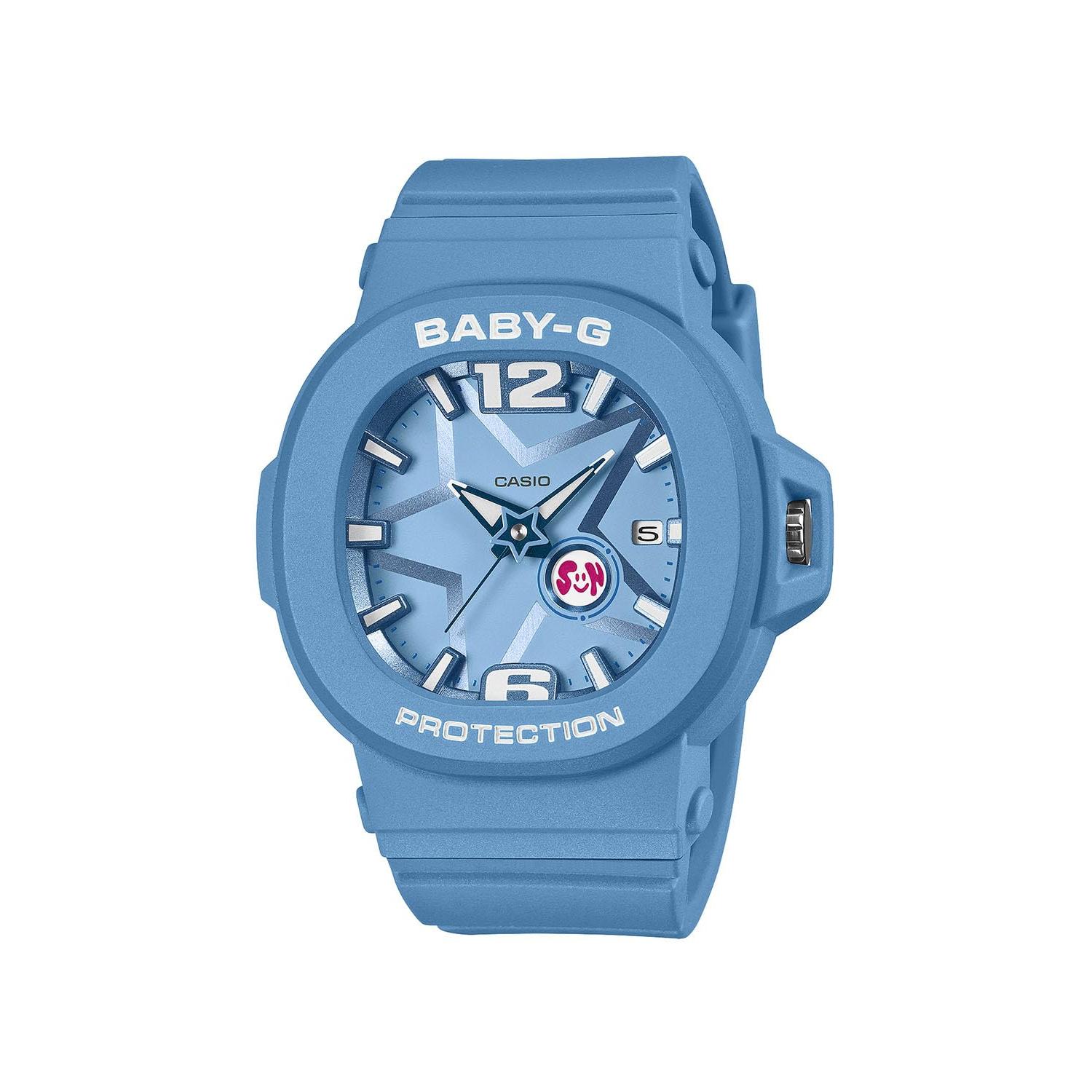 Casio Женские наручные часы Baby-G BGA-10D-2A2JF, Синие, Оригинальная японская модель