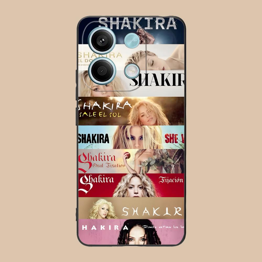 Shakira Fashion Matte TPU Mobile Phone Case for Xiaomi 15 14 13 12 Mi 11 T Ultra Lite Pro S X 5G Colorful Printing Cover