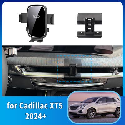 Car Mobile Phone Holder for Cadillac XT5 2024 2025 2026 Navigation Stand Auto Accessories GPS Bracket