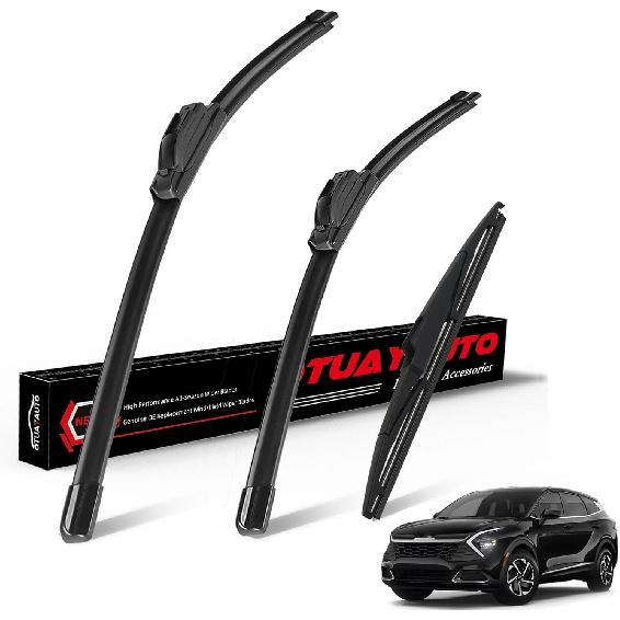 OTUAYAUTO 22"+22" Windshield Wiper Blades Replacement for Chevrolet Silverado 1500 2500 3500 1999-2006 2019-2024 Front Window Wiper Fit Factory