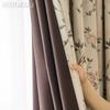 1PC LOZUJOJU Rural Style Retro Thick Curtains High-precision Printed Blackout Curtains for Bedroom Living Room Window for Home Decor