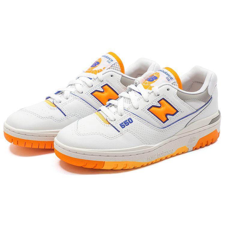 New Balance 550 Lakers Pack - Sneakers unisex arancioni vivaci bianche BB550WTO