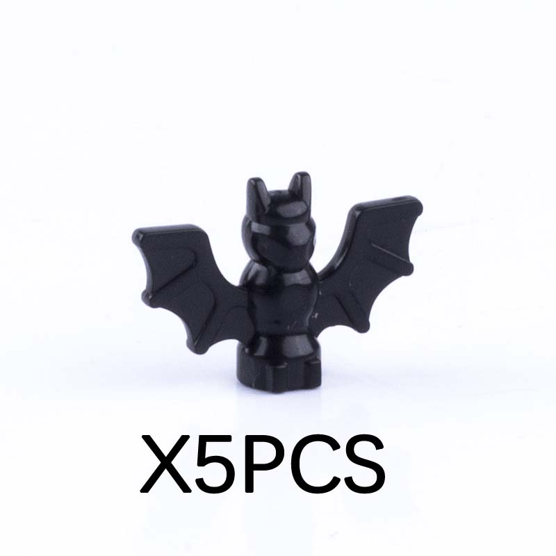 MOC Animal Building Blocks DIY Pig Fishes Octopus Penguin Turtles Figures Toys Set City Farm Zoo Accessories Bricks Kid Gift