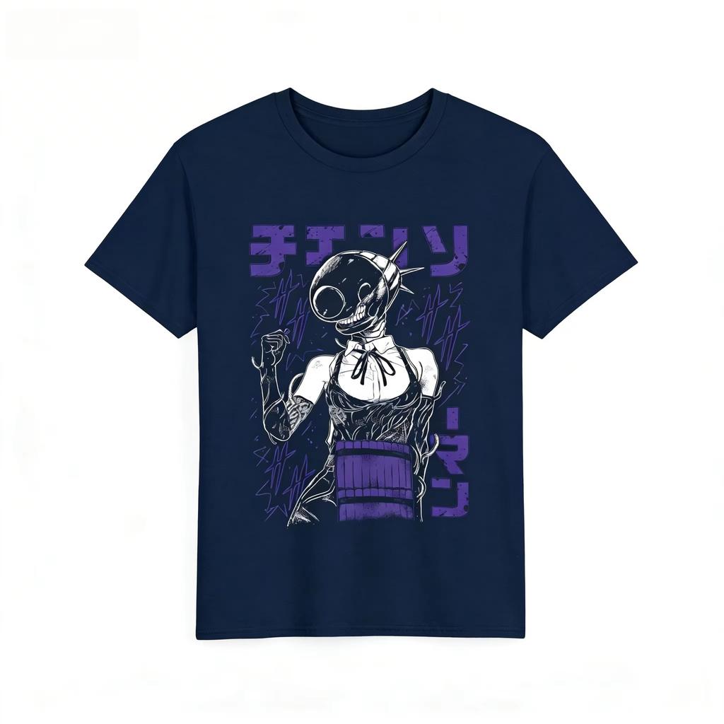 Chainsaw Man Makima Power Aki Denji Anime Printed Tshirt Mens and Womens Tshirt Mens Top Sports Tshirt Mens Tshirt Tee