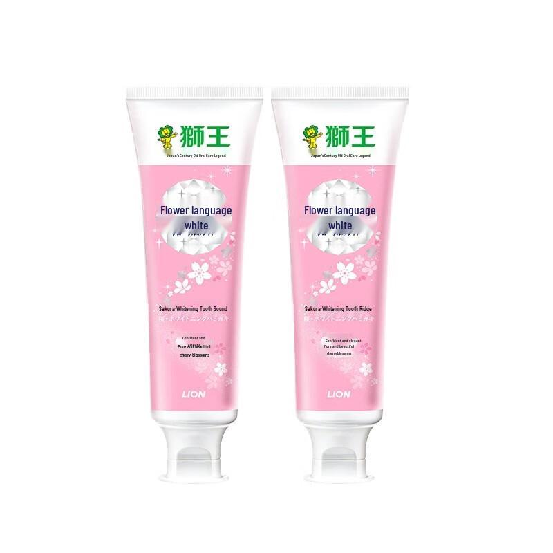 Lion Sakura Whitening Toothpaste Twin Pack
