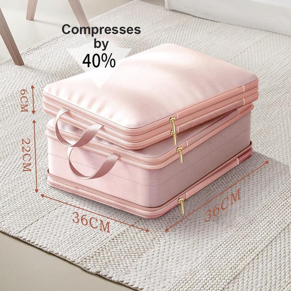 

Розширена сумка для зберігання ковдри великої місткості домашня сумка для переїзду для шафи Pink-S