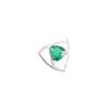 Chrome Diopside Gemstone 925 Stamped Silver Jewelry Zircon Pendant For Wedding CZP-10-1