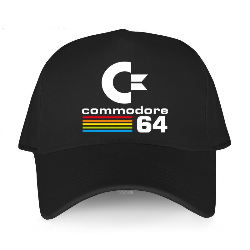 

Бейсболка Snapback в стиле хип-хоп, весна-лето, однотонная шляпа от солнца Commodore 64, ретро-компьютерная кепка унисекс, хлопковая кепка для подростков, уличная повседневная кепка