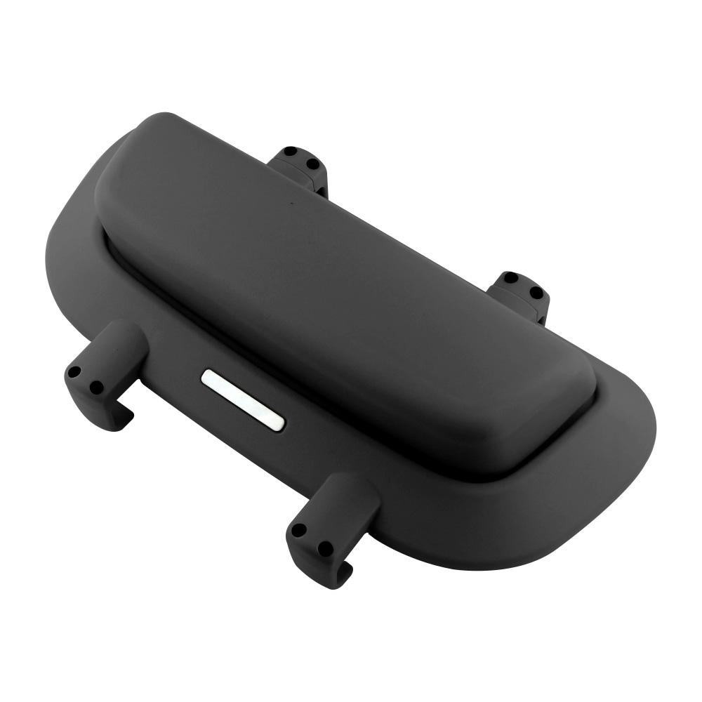 

Car Sun Visor Eyewear Rack Durable Sunglasses Storage Case Easy-Mount Auto Glasses Clip Practical Car Interior Accessory чёрный