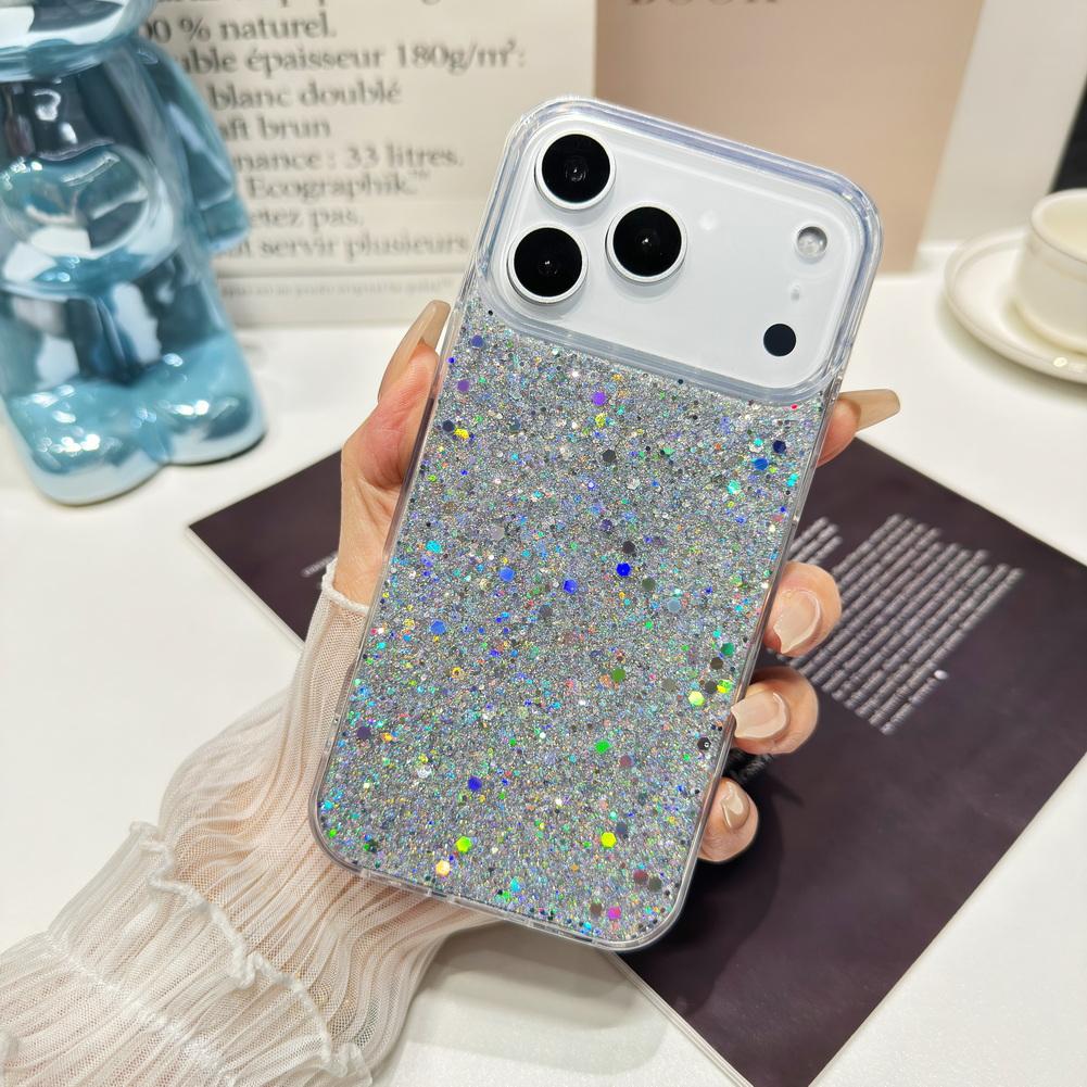 Sequin Glitter Case For iPhone 17 Pro Max 17 Pro Air 17e 16e 16 Pro 15 + 14 13 12 11 X XR Bling Glitter Sparkle Protective Cover
