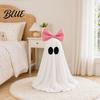 Ghost With Warm LED Lights Decoration Halloween Pink Bow Tabletop Ornament