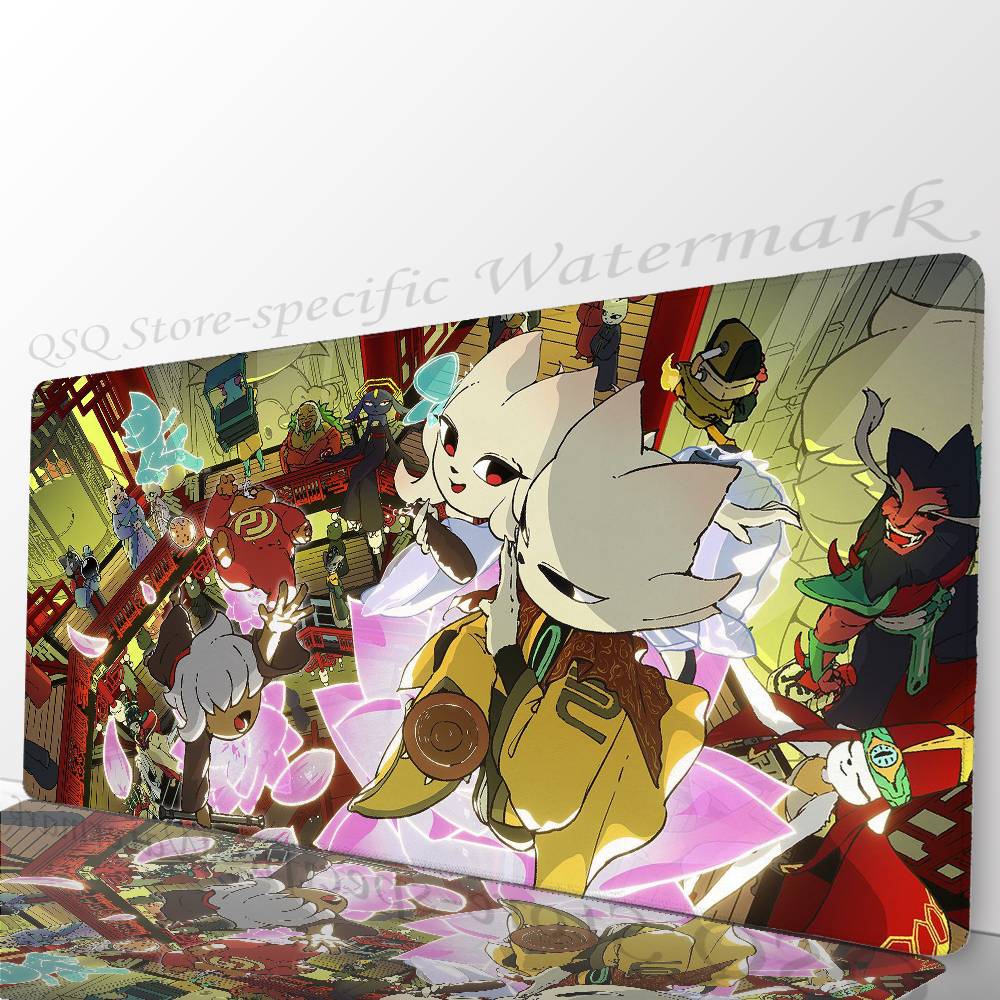 Nine S-Sols Anime Game Mousepad Non-slip Suitable For Office Computers Laptops E-sports Game Desk Mats XXL Keyboard