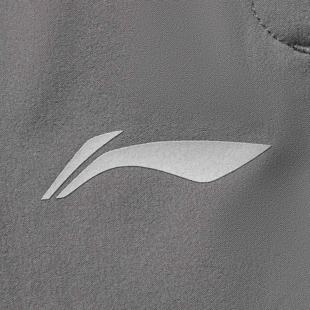 Li Ning Fitness Series Casual Minimalist Solid Color Sports Shorts Men Shorts Gray AKSV525-8